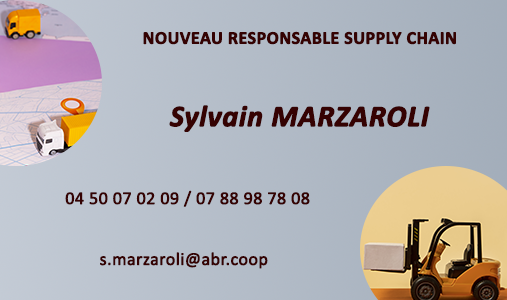 Coordonnées du Nouveau Responsable Supply Chain